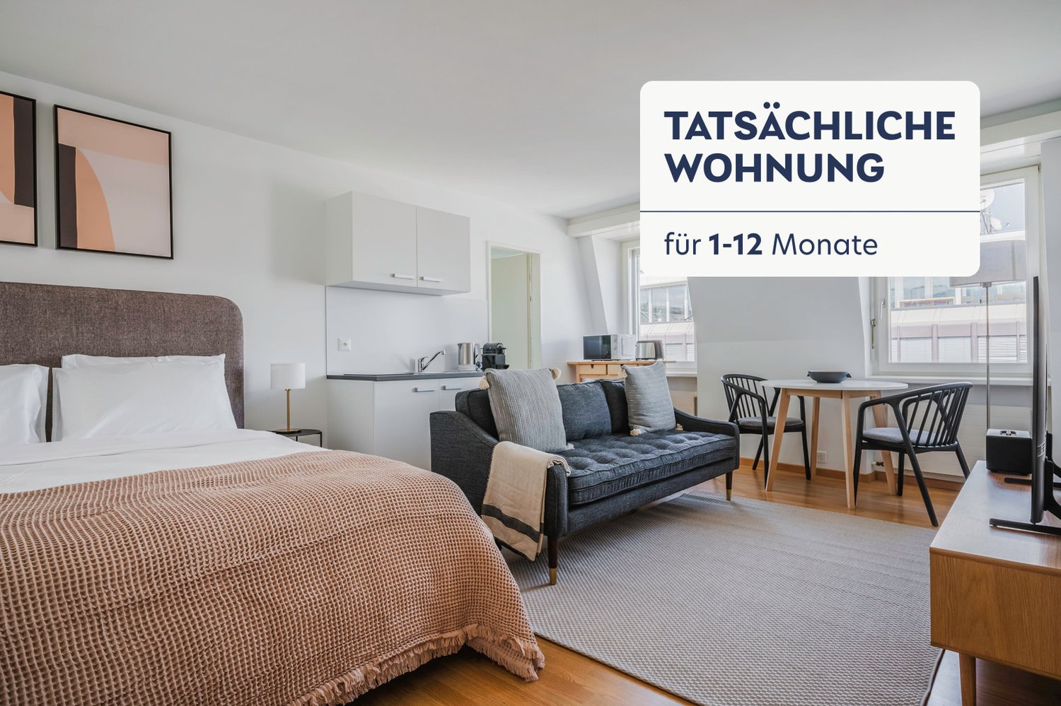Appartement meublé de 1 ½ pièces