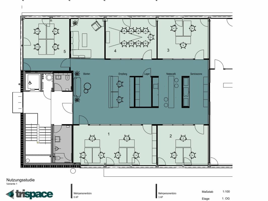 22m² office