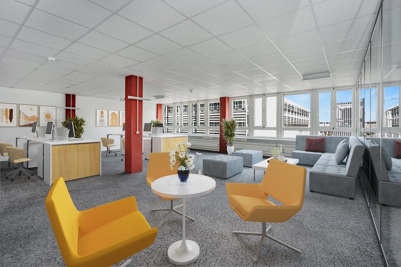 4376m² bureau