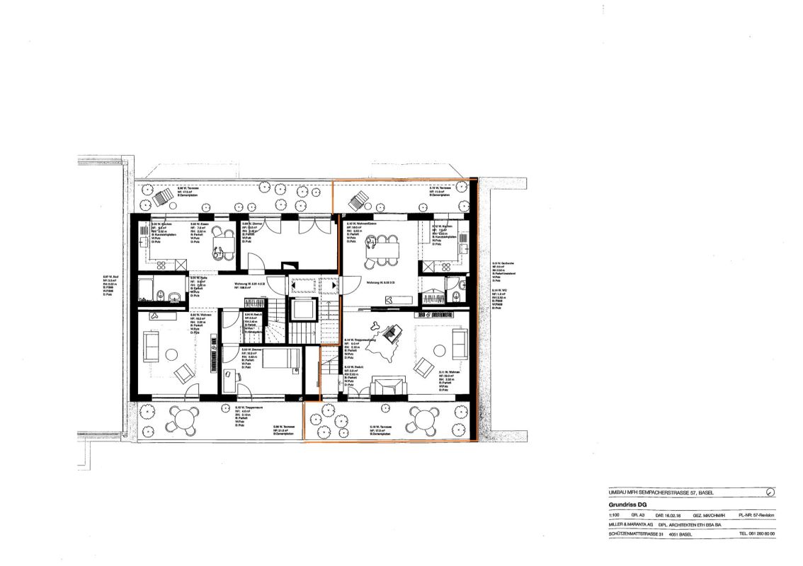 3 rooms apartment