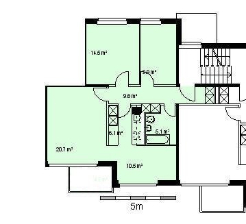3 ½ rooms apartment