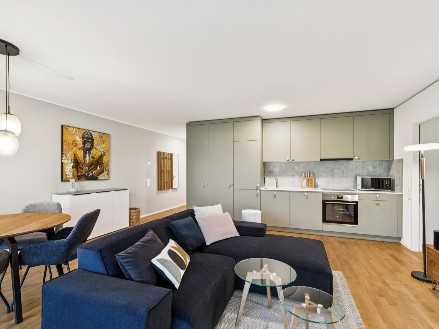 3 ½ rooms furnished flat