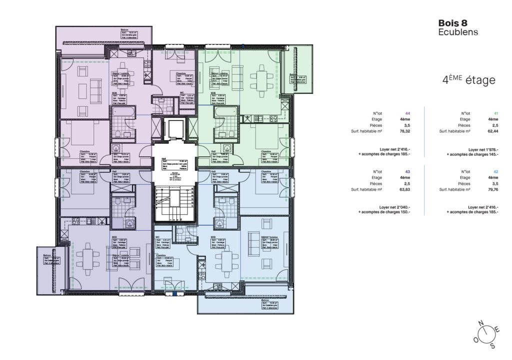 2 ½ rooms apartment