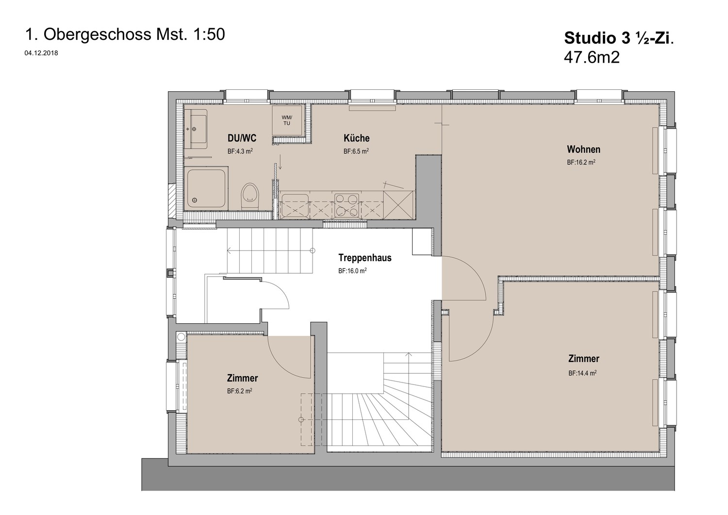 3 rooms apartment