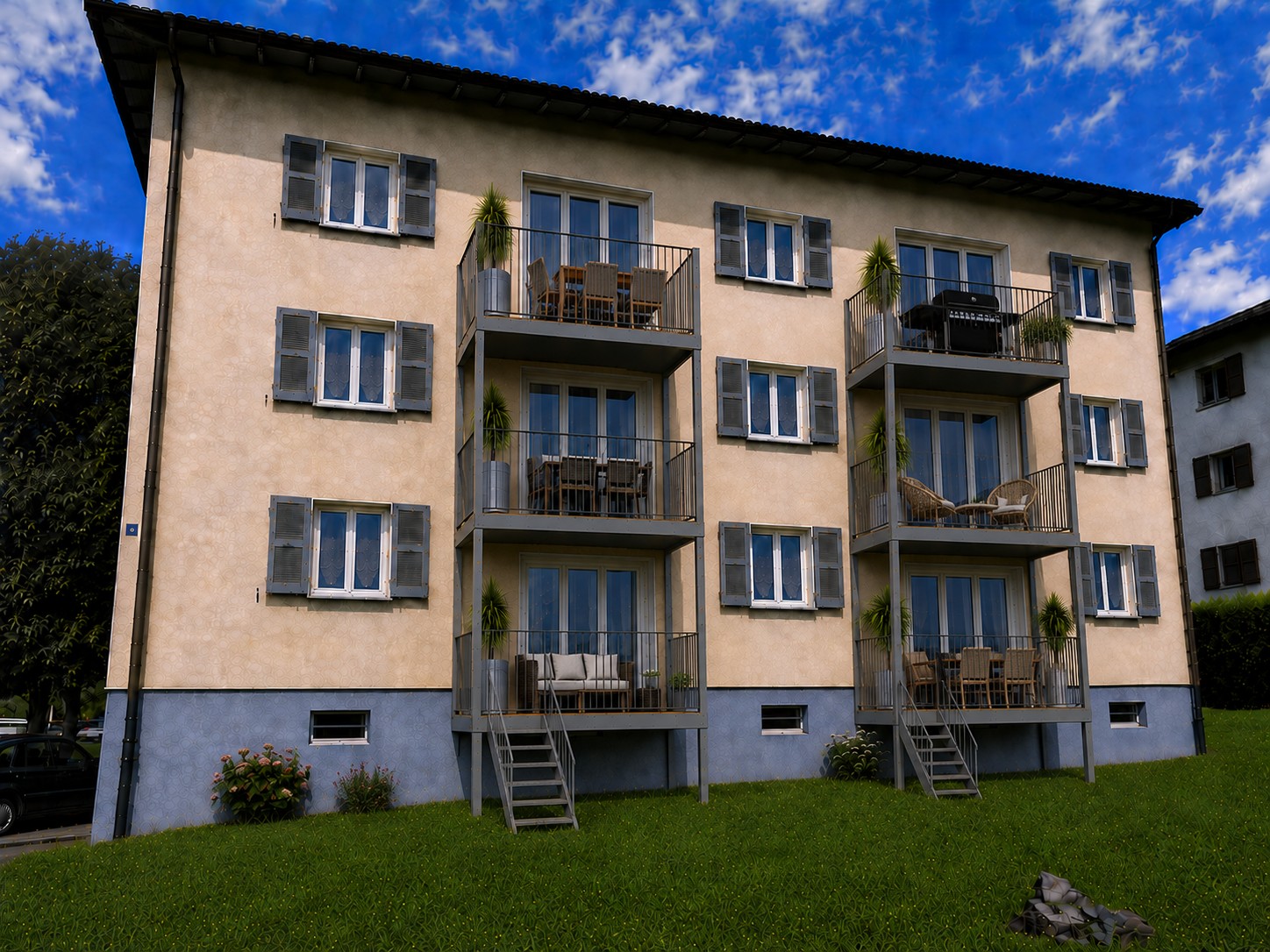 3 rooms apartment