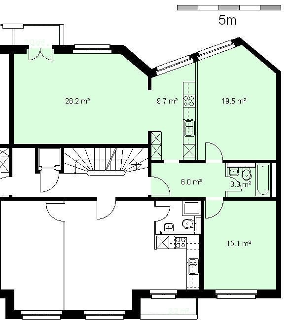 3 ½ rooms apartment