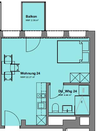 Appartement de 1 ½ pièces