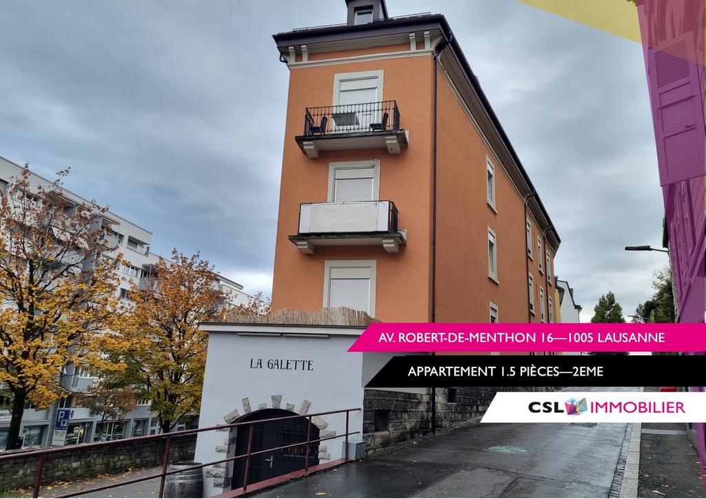 1 ½ rooms apartment