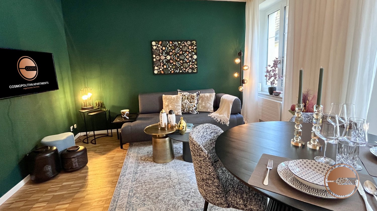 appartement meublé de 3 pièces