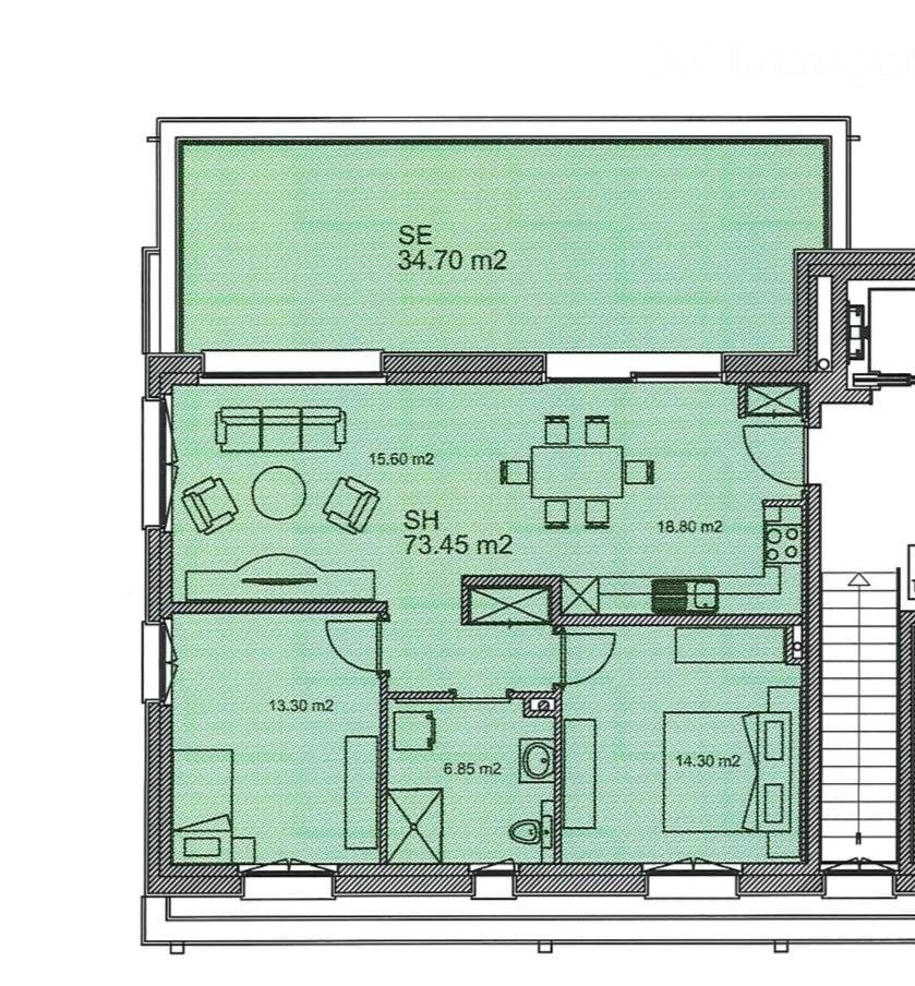 Appartamento di 3 ½ locali