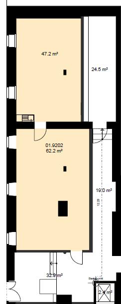 110m² office