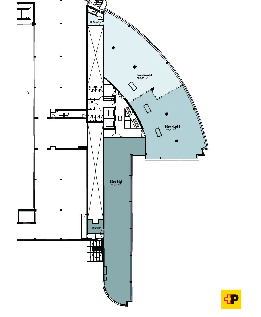 Bureau de 380-1021m²