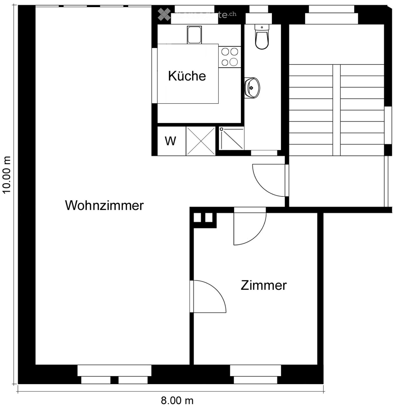 2 ½ rooms apartment