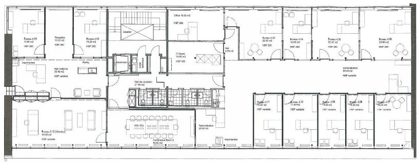 503m² office