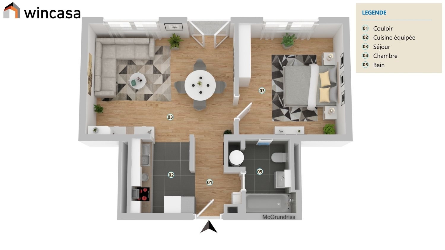 2 ½ Zimmer-Wohnung