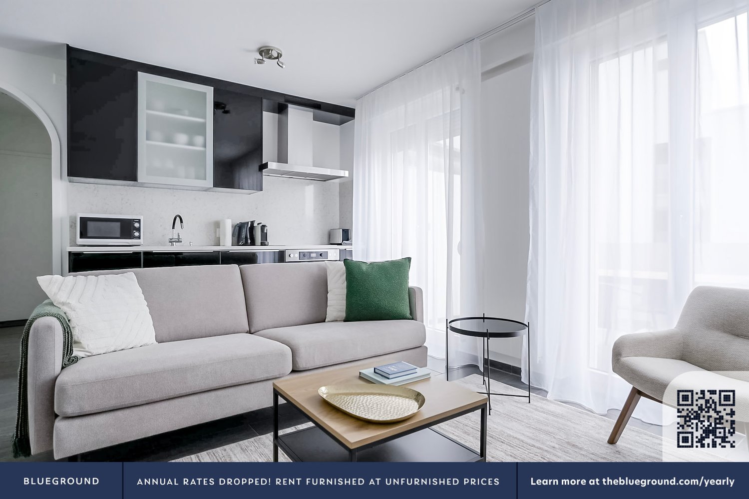 3 ½ pièces appartement meublé