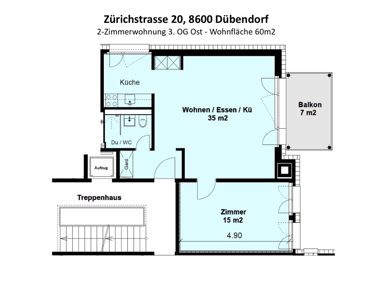 2 rooms apartment