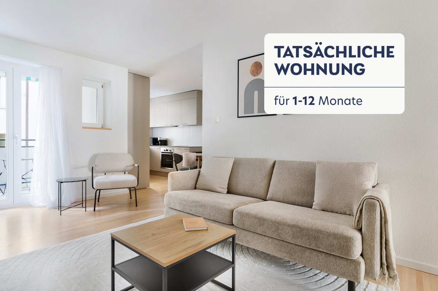 Appartement meublé 3 ½ pièces