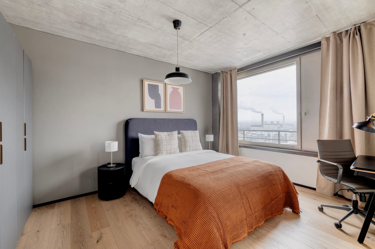 2 ½ rooms furnished flat