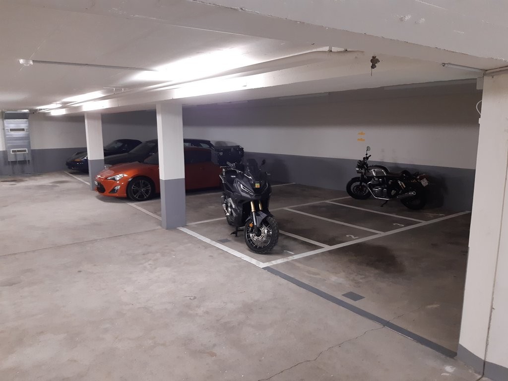 Covered bike parking