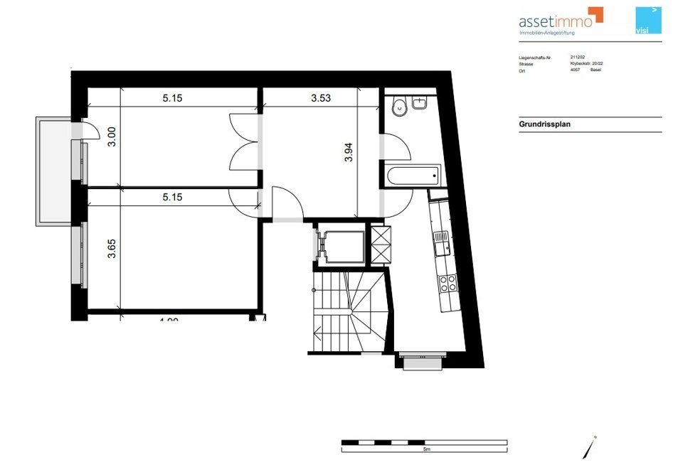 2 ½ rooms apartment