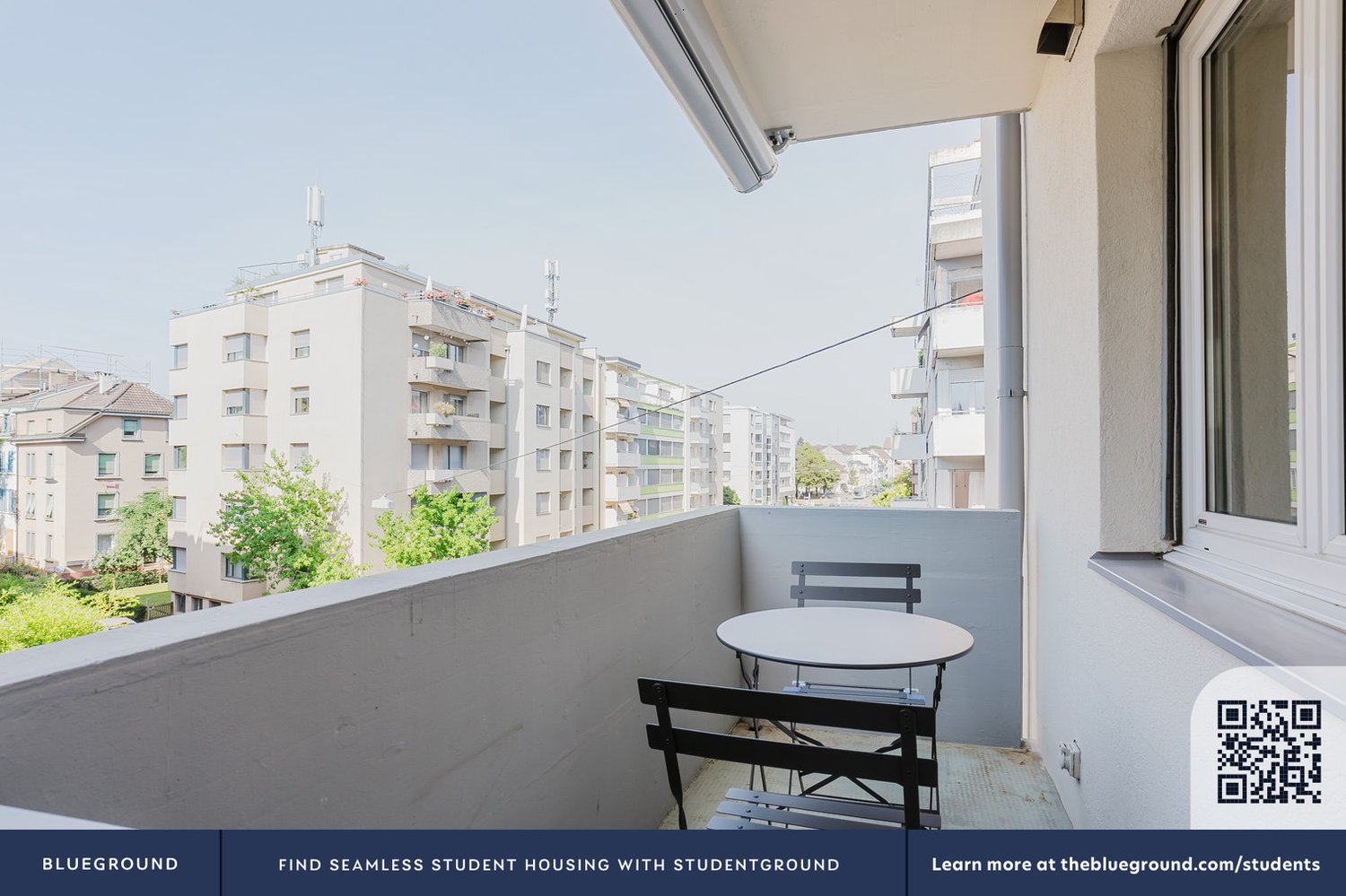 3 ½ rooms furnished flat