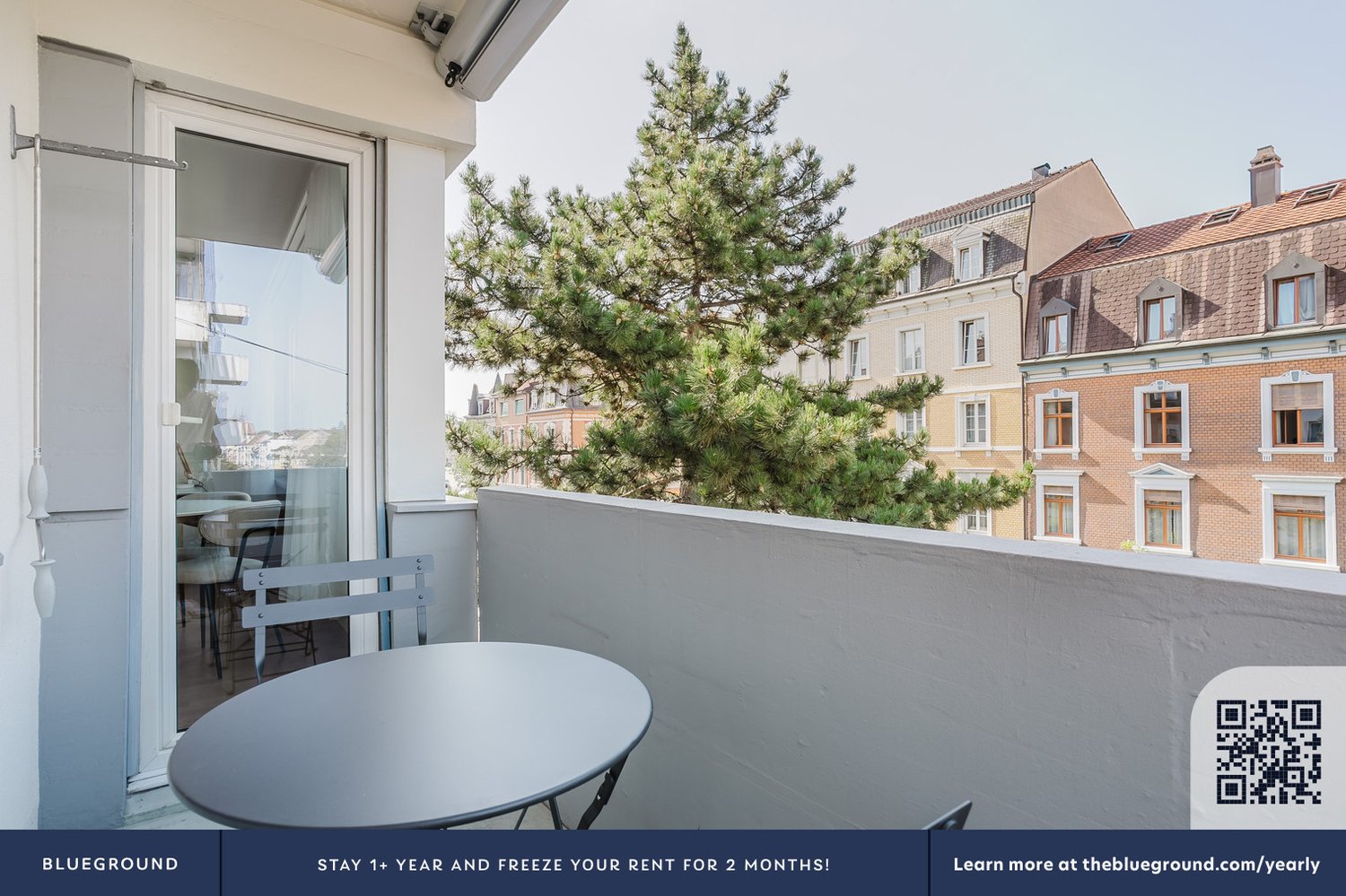 3 ½ rooms furnished flat