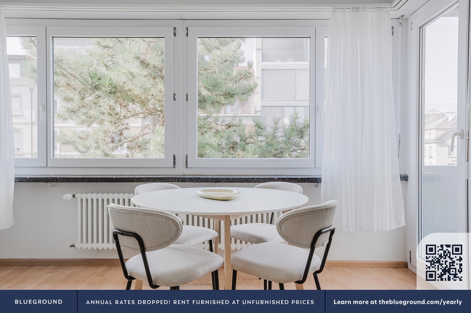 3 ½ rooms furnished flat