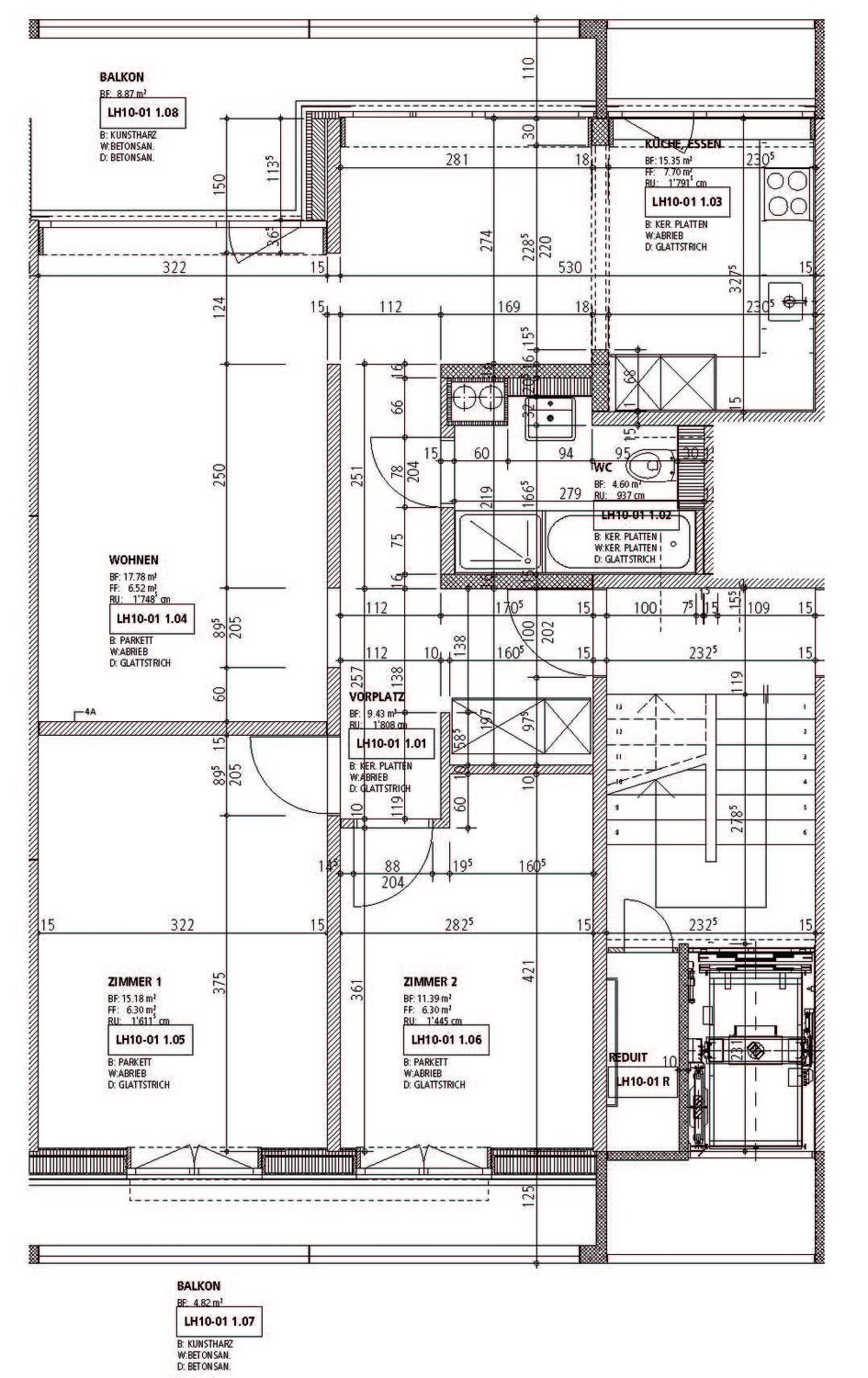 3 ½ rooms apartment