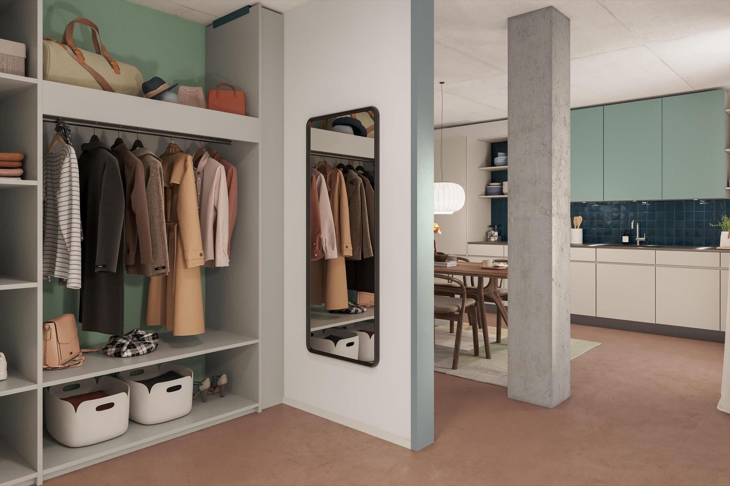 1 ½ rooms apartment