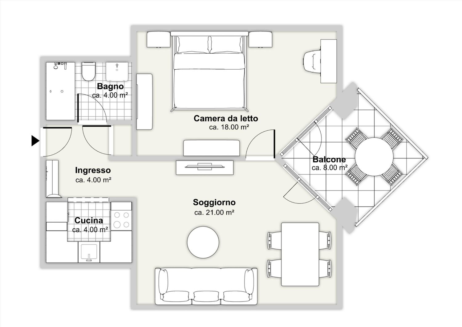 2 ½ Zimmer-Wohnung