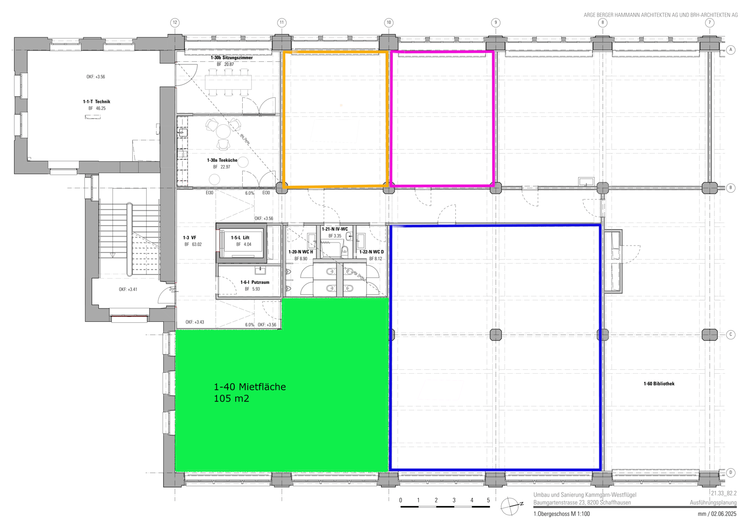 105m² commerciale