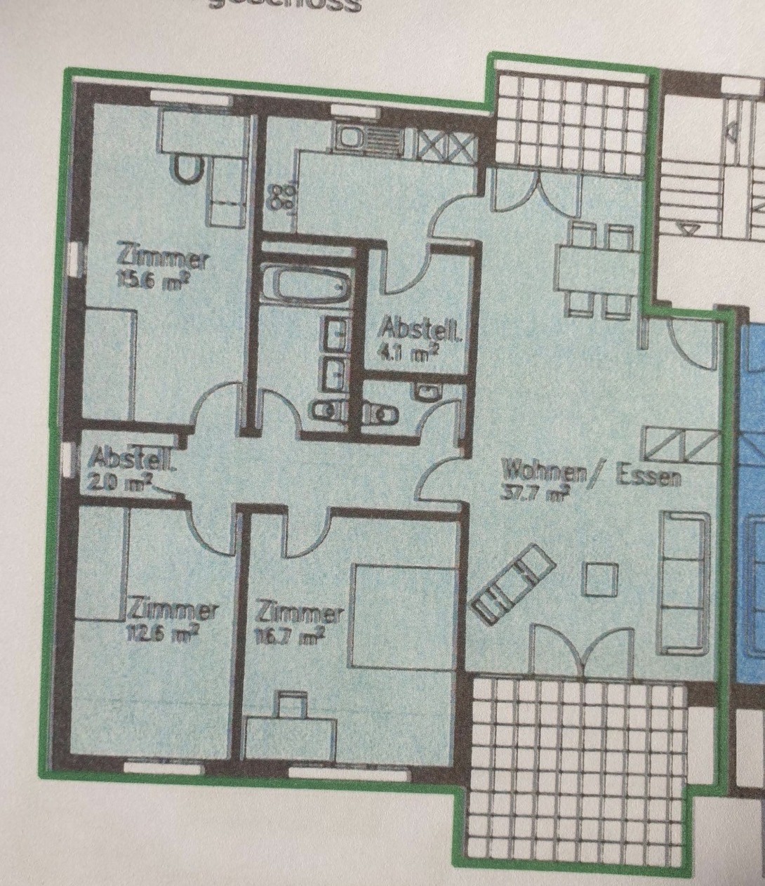4 ½ rooms apartment