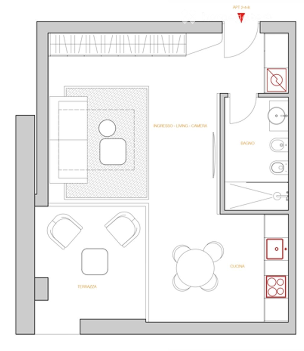 1 ½ Zimmer-Wohnung