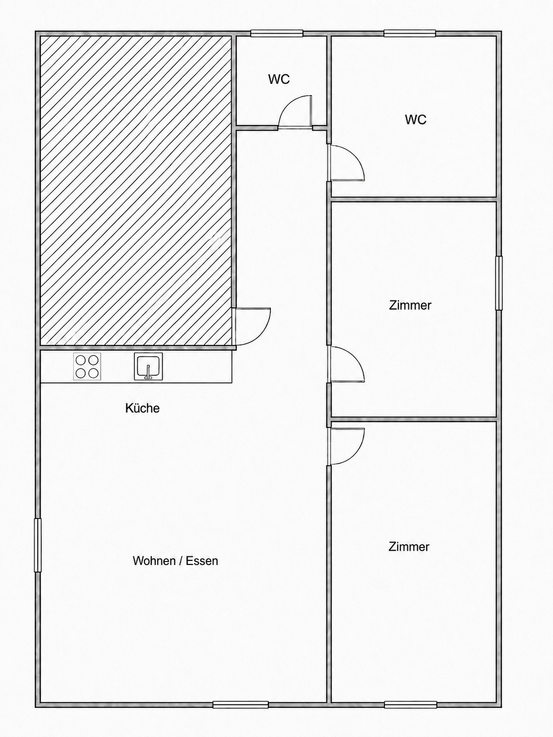 3 ½ rooms apartment