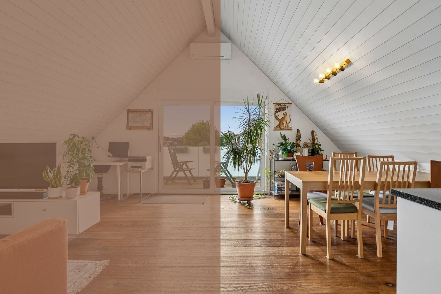 Appartement de 3 ½ pièces en mansarde