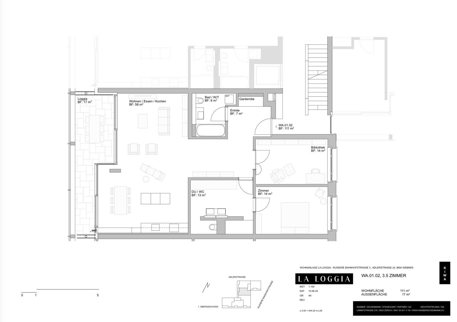 Appartamento di 3 ½ locali