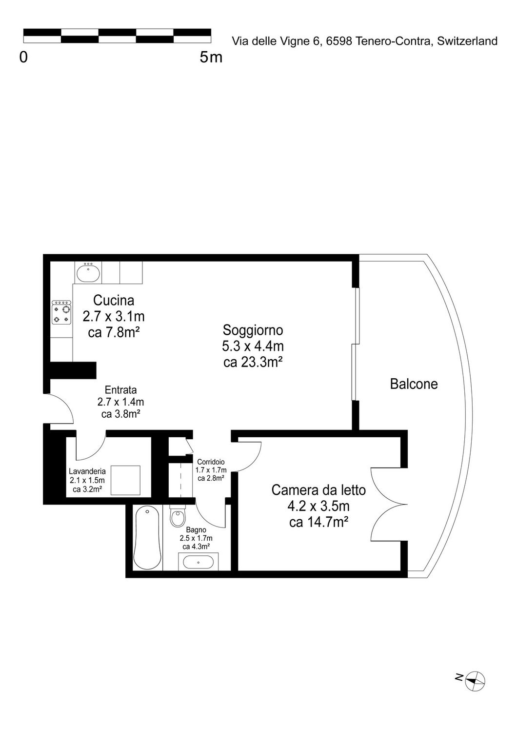 2 ½ Zimmer Wohnung