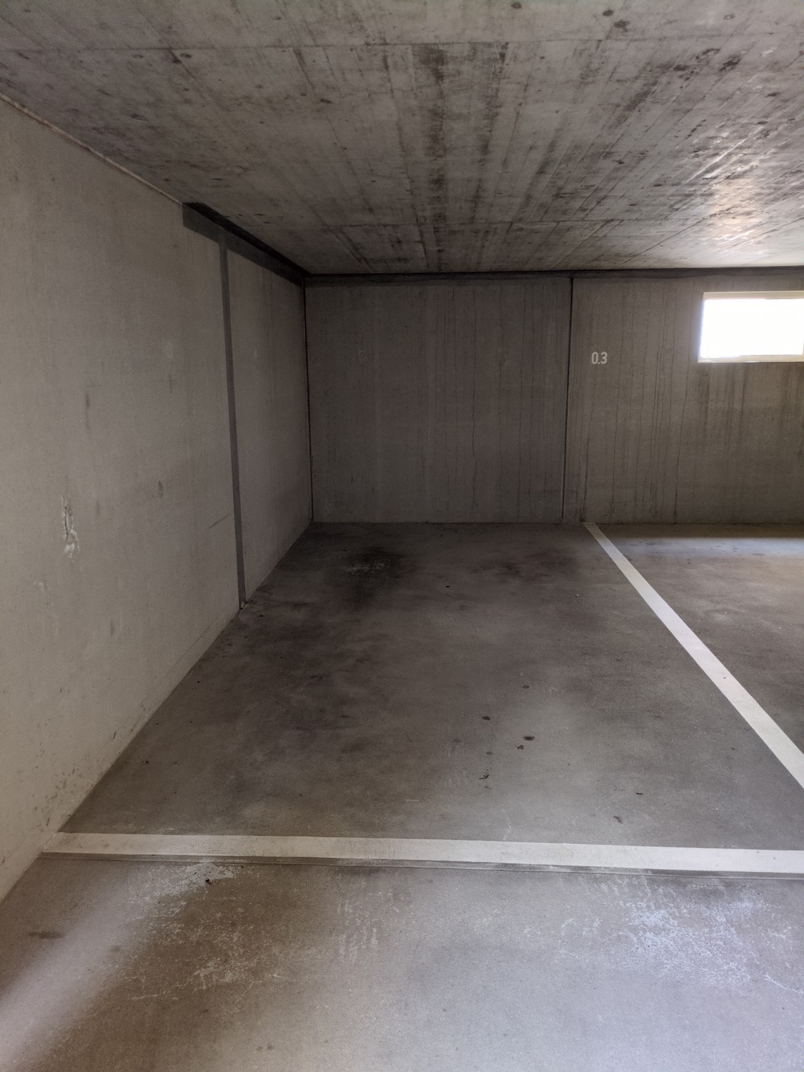 Unterirdischer Parkplatz