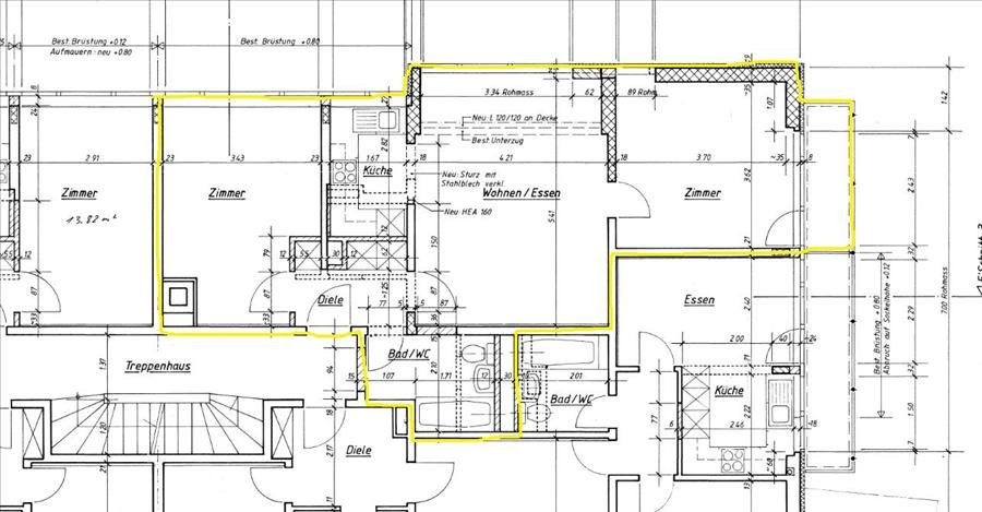 3 rooms apartment