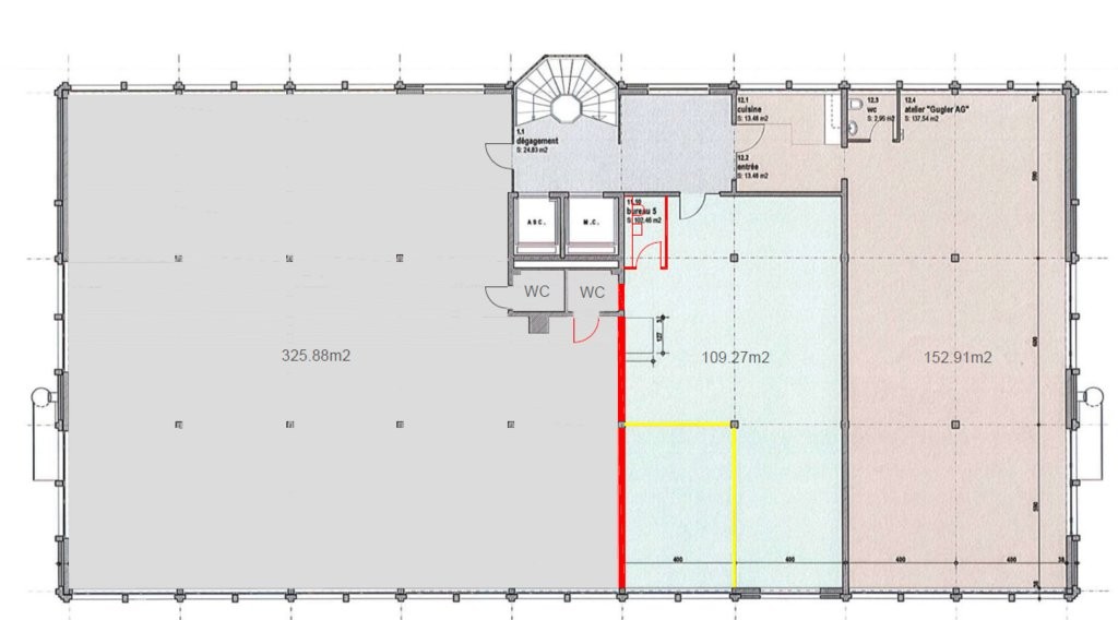 330m² office