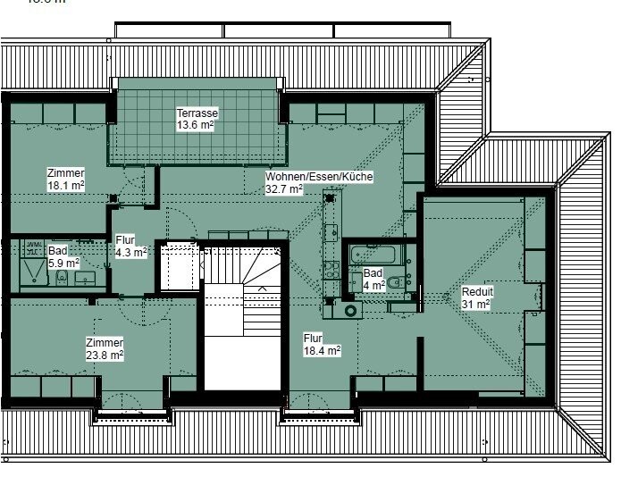 duplex 3 pièces