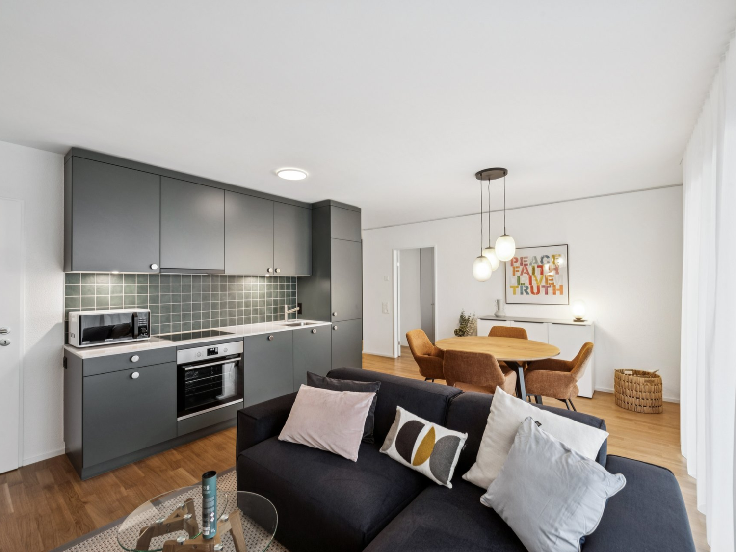 2 ½ rooms furnished flat