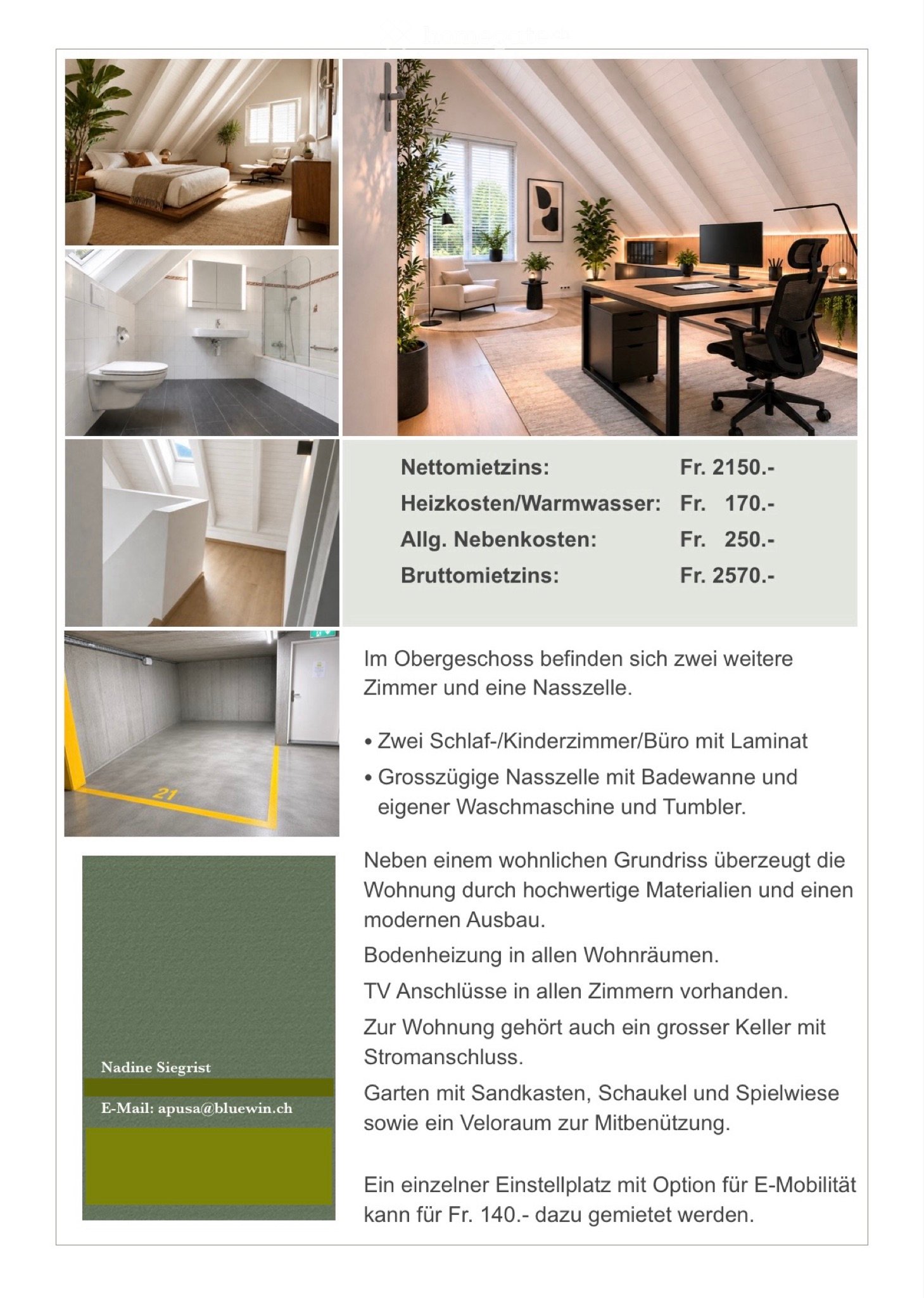 4 rooms apartment
