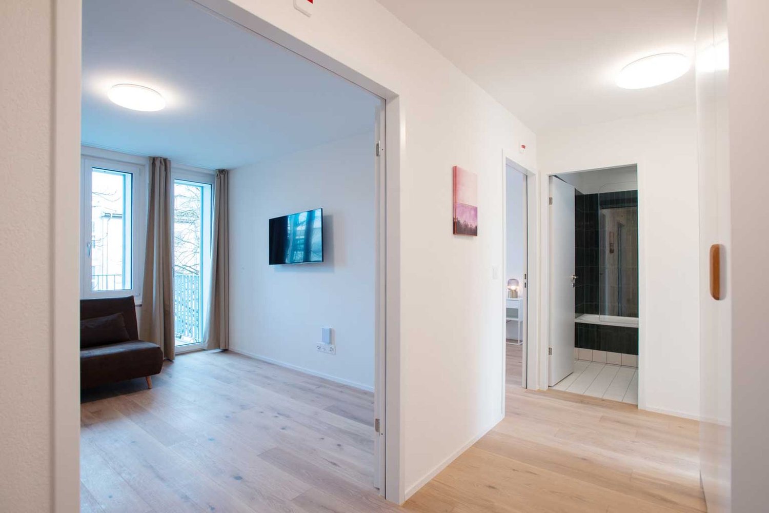 2 rooms furnished flat