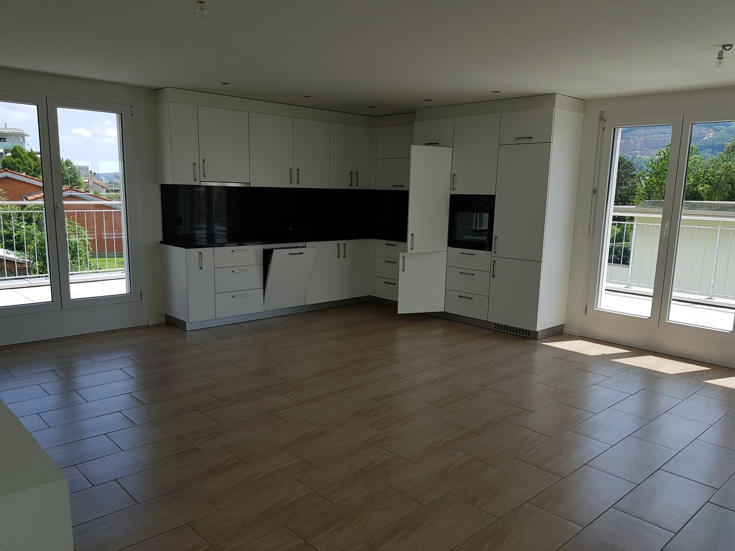 3 rooms attic flat