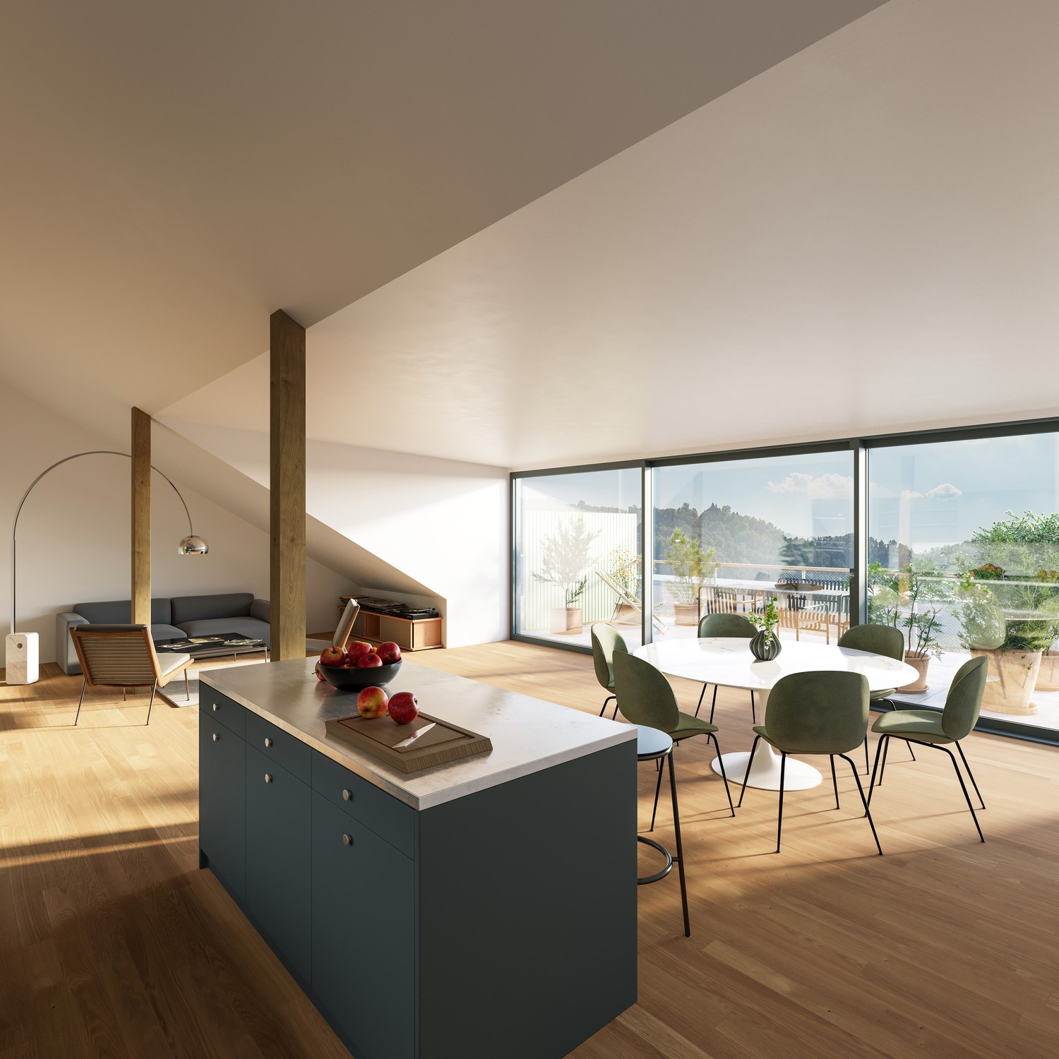 4 ½ rooms roof flat