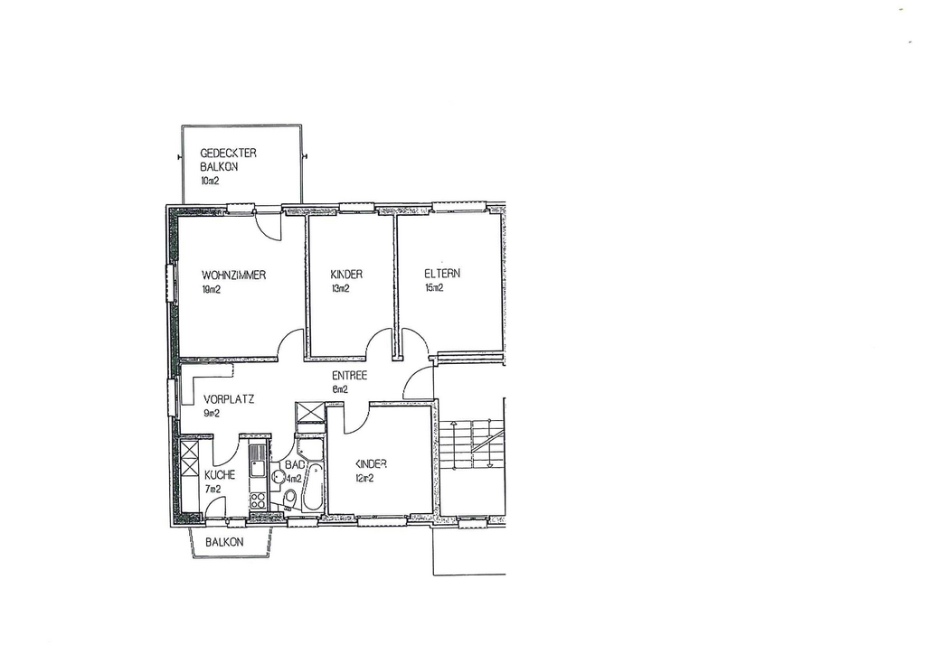 4 ½ rooms apartment