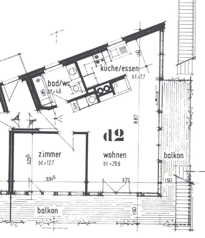 appartamento di 2 ½ locali