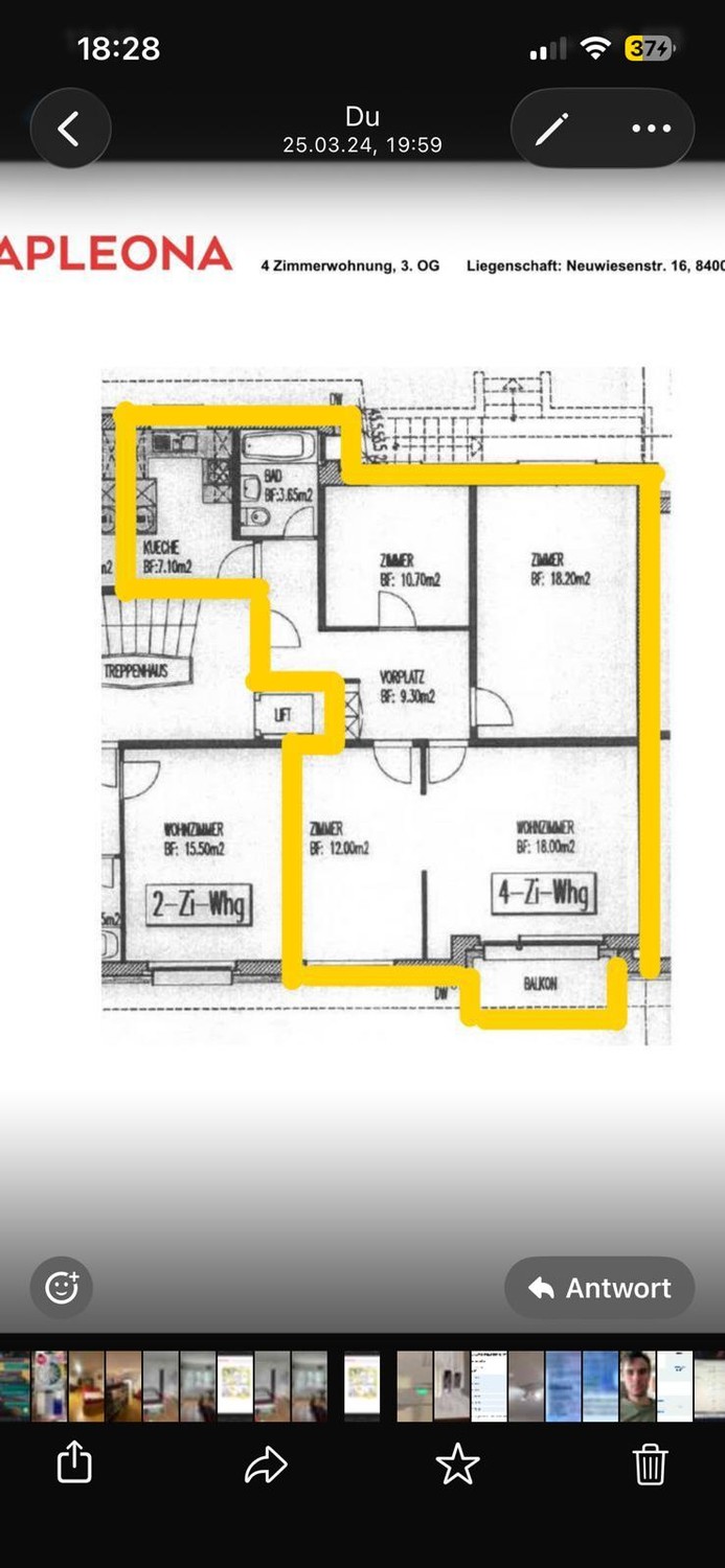 Room in a shared flat